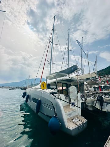 Catamaran Whispering Breeze available for yacht charter in Turkey | Yacht4Less