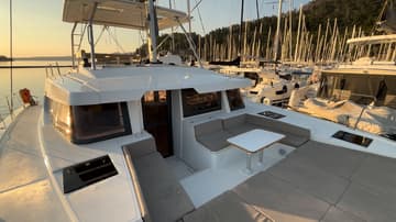 Catamaran Rhapsody in Blue available for yacht charter in Turkey | Yacht4Less