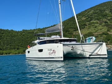 Catamaran Feeling Knotty available for yacht charter in USVI | Yacht4Less