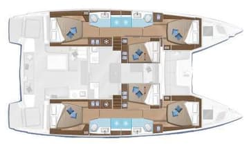 Best Price for a Catamaran KaLiMar rental in Greece | Yacht4Less