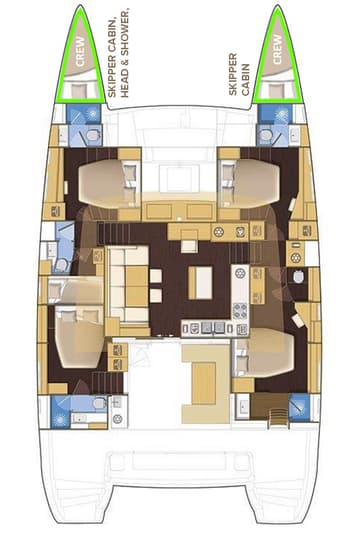 Best Price for a Catamaran Topaz rental in Croatia | Yacht4Less