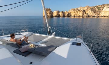 Catamaran Lucky Traveller available for yacht charter in BVI | Yacht4Less