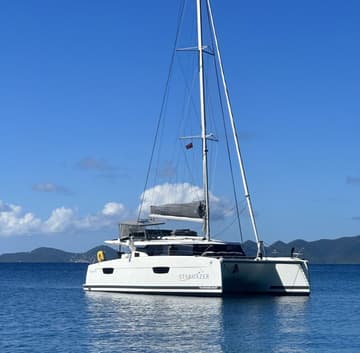 Best Price for a Catamaran Stargazer rental in BVI | Yacht4Less