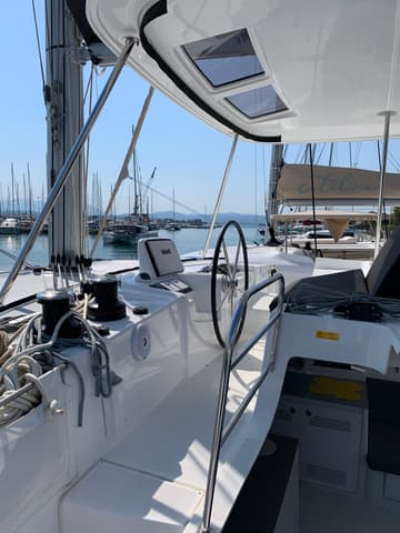 Catamaran Aurora available for yacht charter in Greece | Yacht4Less