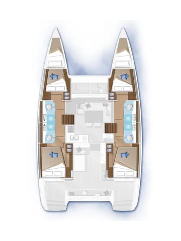 Best Price for a Catamaran Blue Lagoon rental in Croatia | Yacht4Less