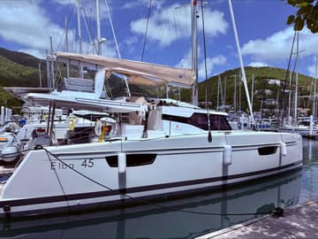 Catamaran Aboat Time charter rental in BVI | Yacht4Less