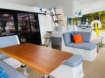 Catamaran Aboat Time available for yacht charter in BVI | Yacht4Less