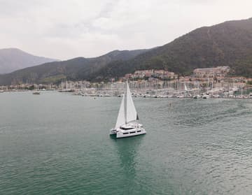 Best Price for a Catamaran Aura rental in Turkey | Yacht4Less