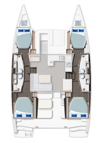 Best Price for a Catamaran Myg V rental in Italy | Yacht4Less