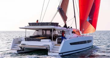 Catamaran TIKI available for yacht charter in Italy | Yacht4Less