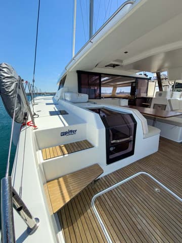 Catamaran Prinz Eugen available for yacht charter in Croatia | Yacht4Less