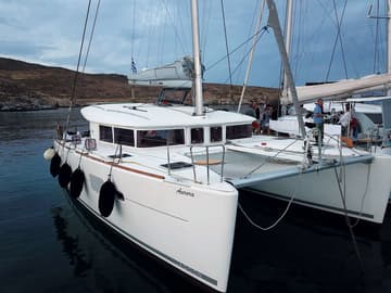 Catamaran Aurora available for yacht charter in Greece | Yacht4Less