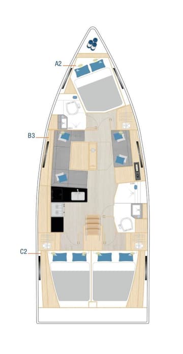 Best Price for a Sailboat Amelie rental in Croatia | Yacht4Less
