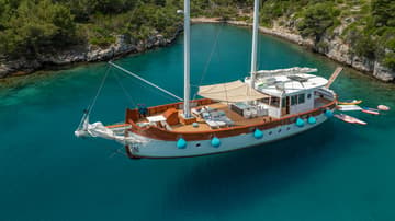 Gulet Green Ray available for yacht charter in Croatia | Yacht4Less