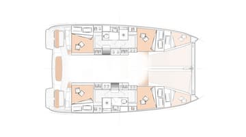 Best Price for a Catamaran Little Blue Ocean rental in Greece | Yacht4Less