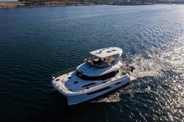 Power Catamaran Adriatic Z available for yacht charter in Croatia | Yacht4Less