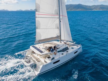 Catamaran Rendezvous III available for yacht charter in BVI | Yacht4Less