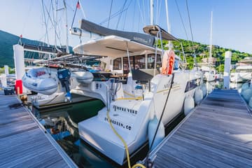 Catamaran SempreVerde available for yacht charter in BVI | Yacht4Less