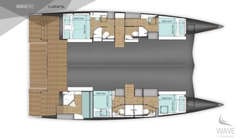 Best Price for a Catamaran Wave rental in Italy | Yacht4Less