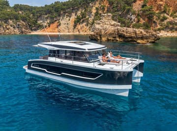Power Catamaran Blue Champagne charter rental in France | Yacht4Less
