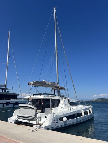 Catamaran Honey Meadow available for yacht charter in Greece | Yacht4Less