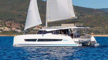 Best Price for a Catamaran Serenus rental in BVI | Yacht4Less