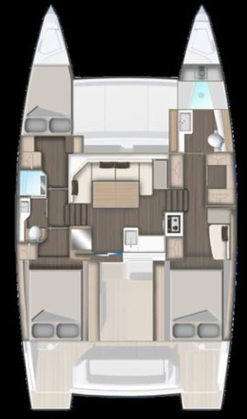 Best Price for a Catamaran Freya II rental in Croatia | Yacht4Less