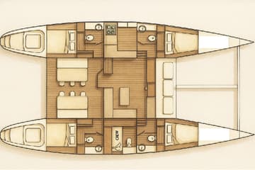 Best Price for a Catamaran Sabine rental in France | Yacht4Less