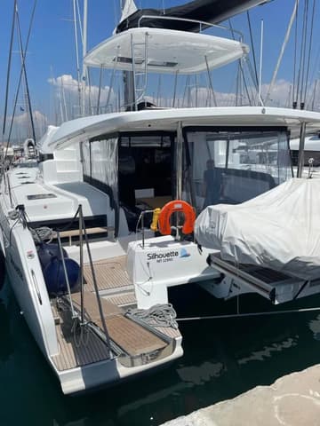 Best Price for a Catamaran Silhouette rental in Greece | Yacht4Less