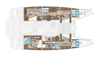 Best Price for a Catamaran Adriatic Pearl rental in Croatia | Yacht4Less