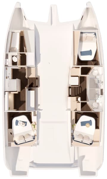 Best Price for a Catamaran CinSéLuna rental in France | Yacht4Less