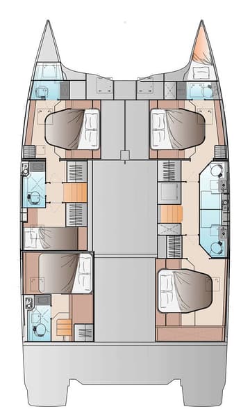 Best Price for a Catamaran Long Layover rental in USVI | Yacht4Less