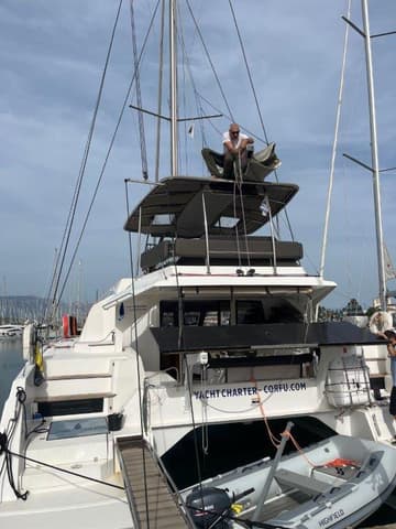Catamaran Mira available for yacht charter in Greece | Yacht4Less