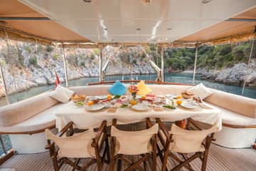 Gulet Junior Tarkan available for yacht charter in Turkey | Yacht4Less