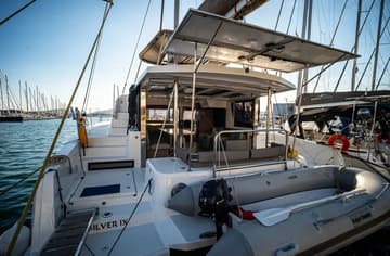 Catamaran Silver IX available for yacht charter in Greece | Yacht4Less