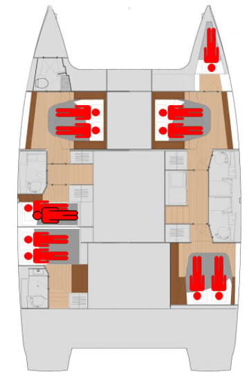 Catamaran Aquarius available for yacht charter in Croatia | Yacht4Less