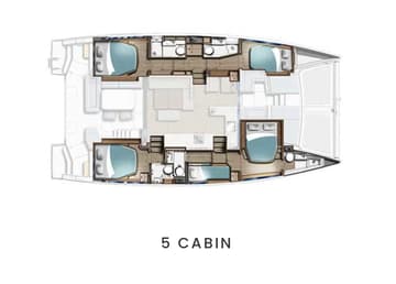 Catamaran Blue Moon available for yacht charter in Tanzania | Yacht4Less