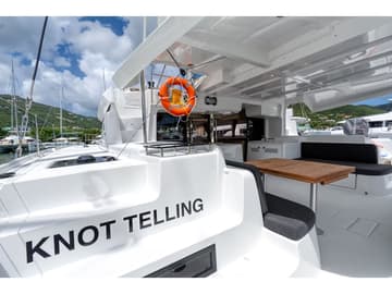 Catamaran Knot Telling charter rental in BVI | Yacht4Less