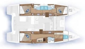Best Price for a Catamaran Bella Giornata rental in Bahamas | Yacht4Less