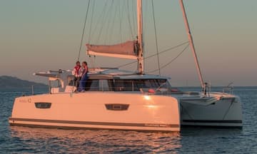 Catamaran ELWE available for yacht charter in Caribbean | Yacht4Less