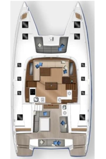 Best Price for a Catamaran Vi La Ut rental in Croatia | Yacht4Less