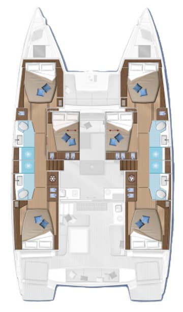 Best Price for a Catamaran Andromeda rental in Greece | Yacht4Less