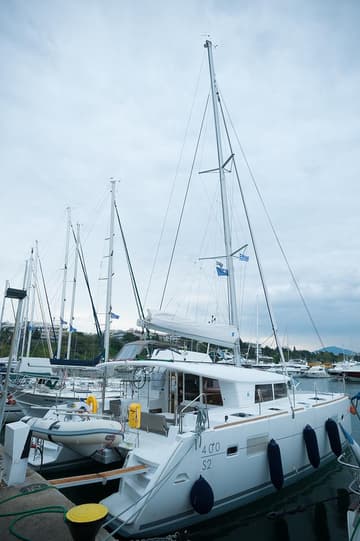 Catamaran Lady Dom charter rental in Greece | Yacht4Less