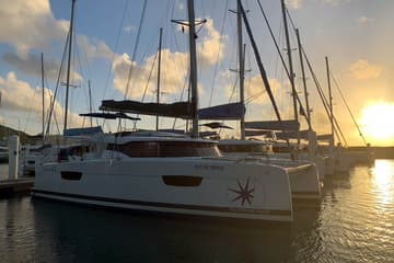 Catamaran Nauti Mollie (ex. Out Of Office) available for yacht charter in BVI | Yacht4Less