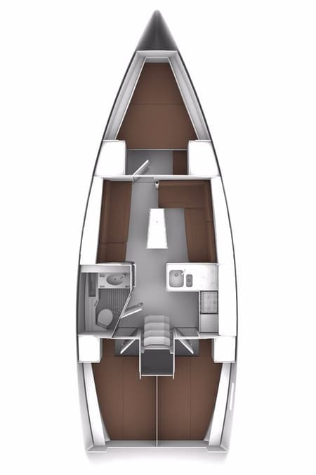Charter Rental Sailboat HAYDN  in Croatia Layout | Yacht4Less