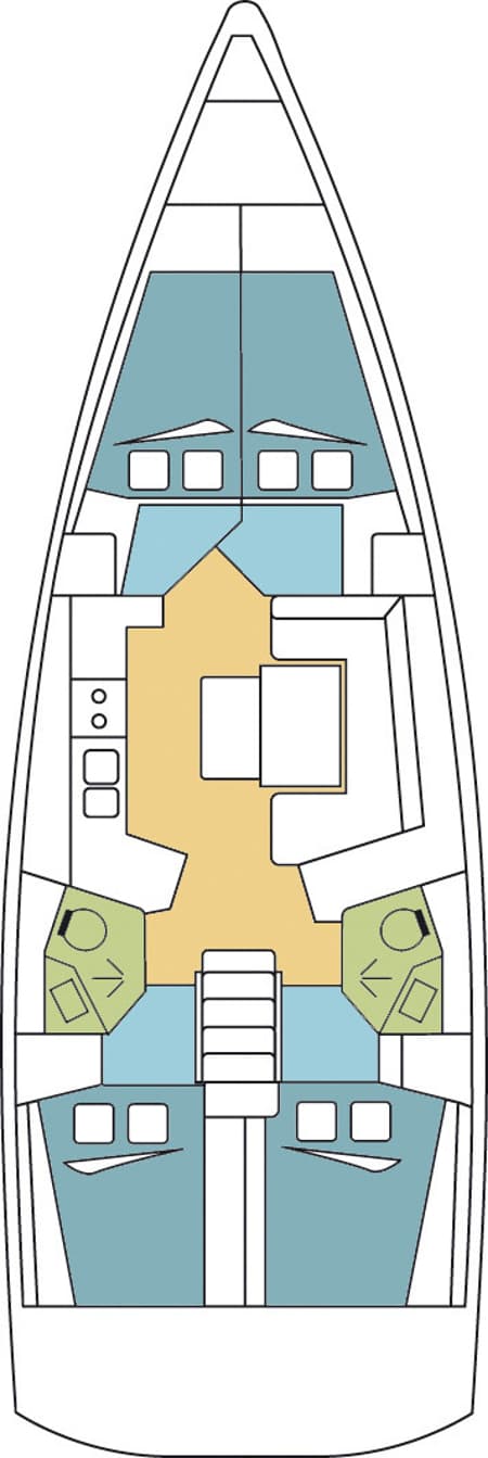 Charter Rental Sailboat STRAUSS  in Caribbean Layout | Yacht4Less