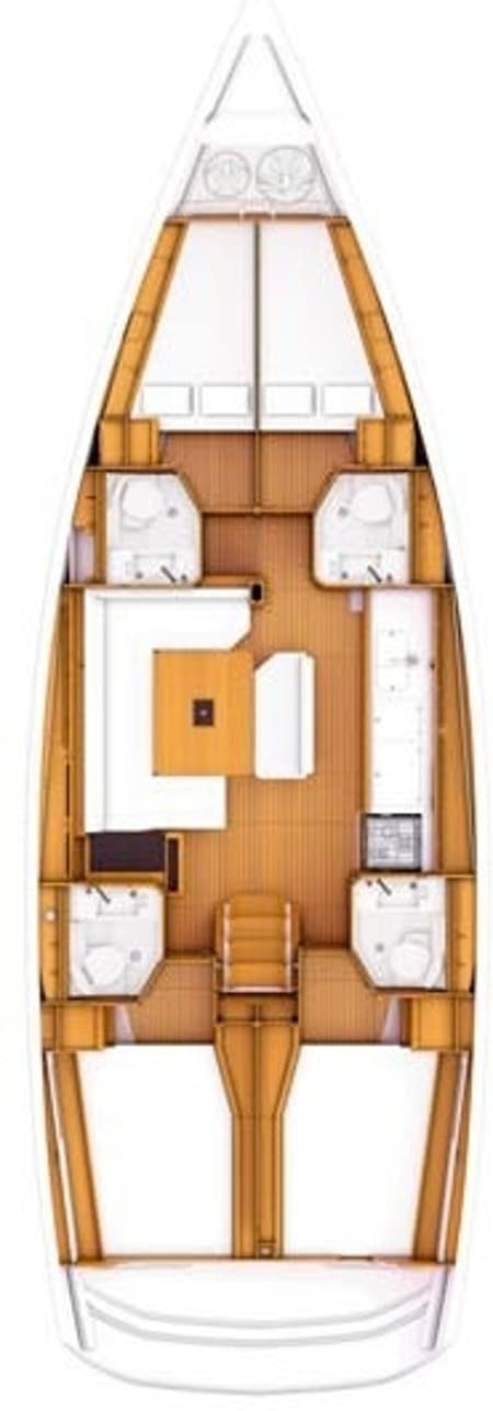Charter Rental Sailboat FALSTAFF  in France Layout | Yacht4Less