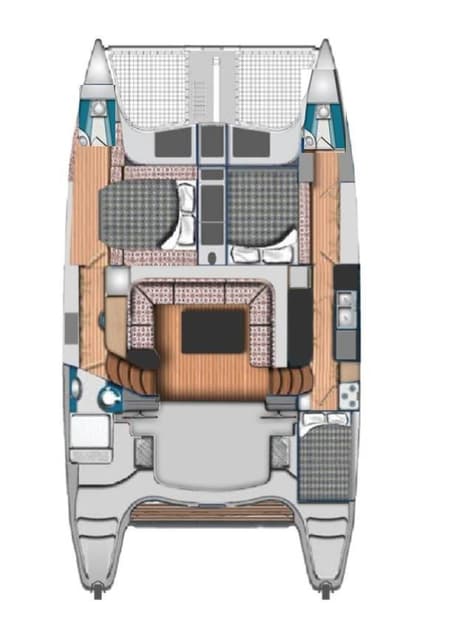 Charter Rental Catamaran SAILABOUT  in Australia Layout | Yacht4Less