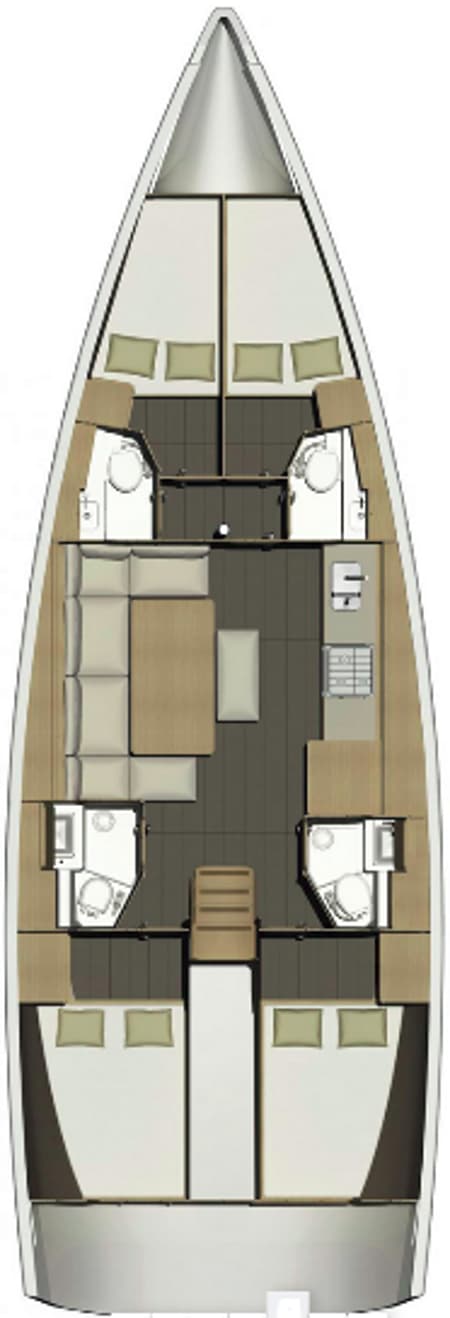 Charter Rental Sailboat Strappo in Portugal Layout | Yacht4Less