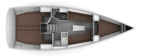 Charter Rental Sailboat Neo in Croatia Layout | Yacht4Less